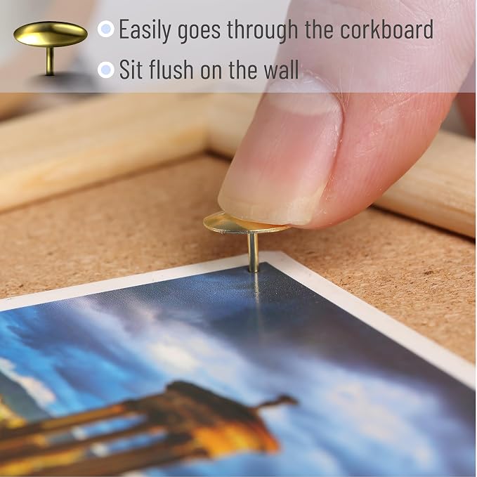 Mr. Pen- Thumb Tack, 500 Pack, Flat Push Pins Bulk | Metal Roundness Push Pins - Image 4