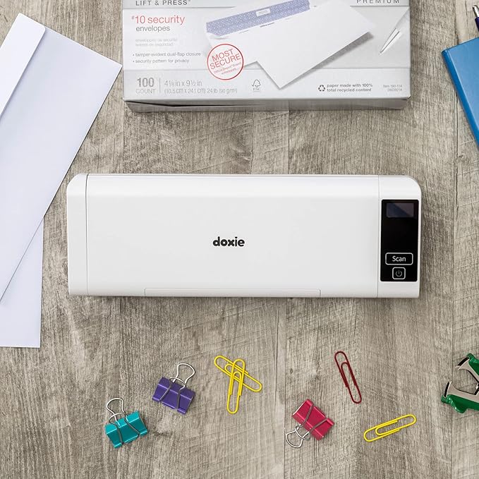 Doxie Pro DX400 - Duplex Document Scanner and Receipt Scanner for Home and Office with Amazing Software for Mac and PC-DeskLoop Office