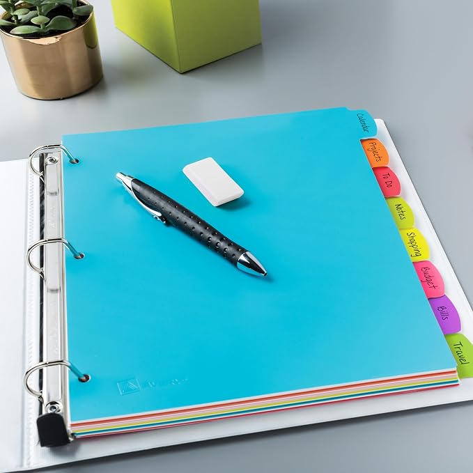 Avery Write & Erase 8 Tabs Plastic Divider - Image 6