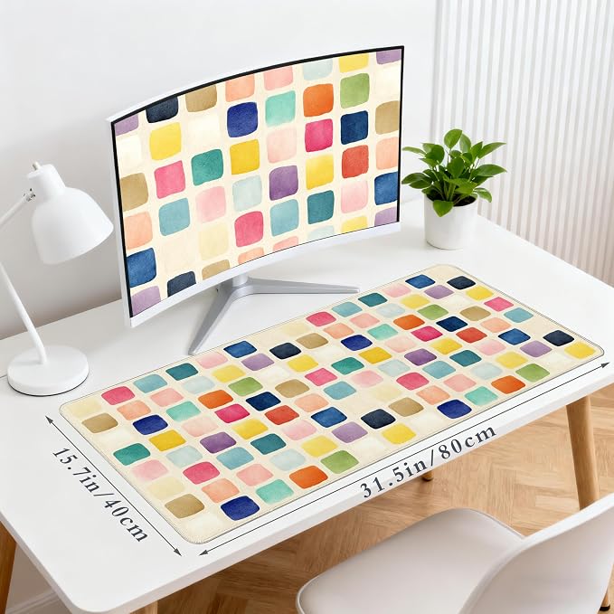 Desk Cover Mat, XXL Large Mouse Pad, Computer Laptop Cute Mat Desk Decor - Image 2