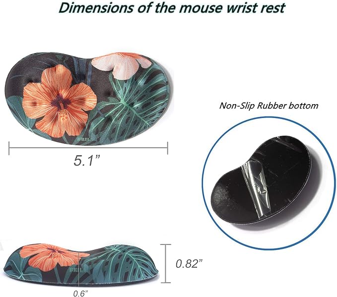 BRILA Ergonomic Memory Foam Mouse Wrist Rest Support Pad Cushion - Image 3
