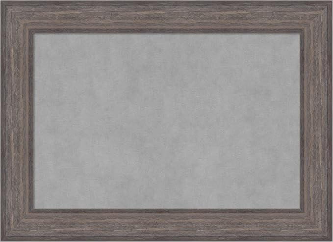 Amanti Art Grey Framed Magnetic Board 21x29 Medium Vision Board by AmantiArt