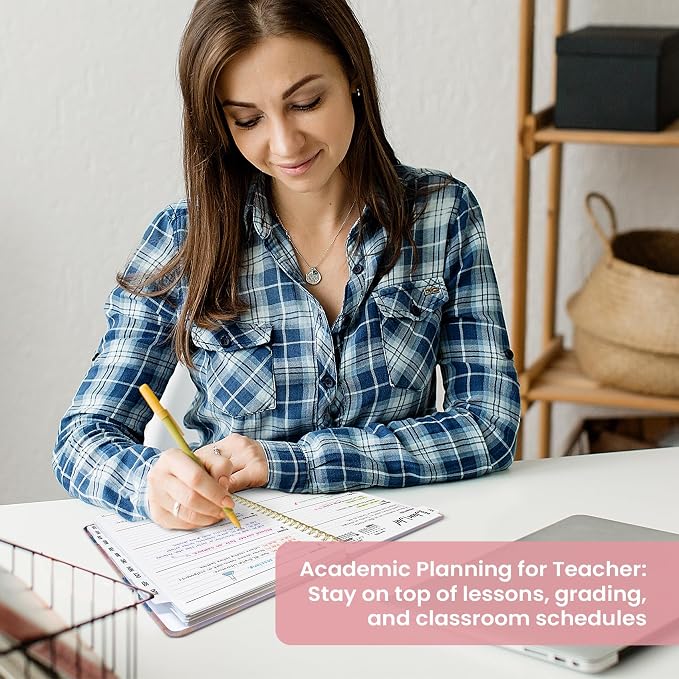 Planner 2026–2027, Academic Monthly Weekly Spiral Calendar, July 2026 – June - Image 7