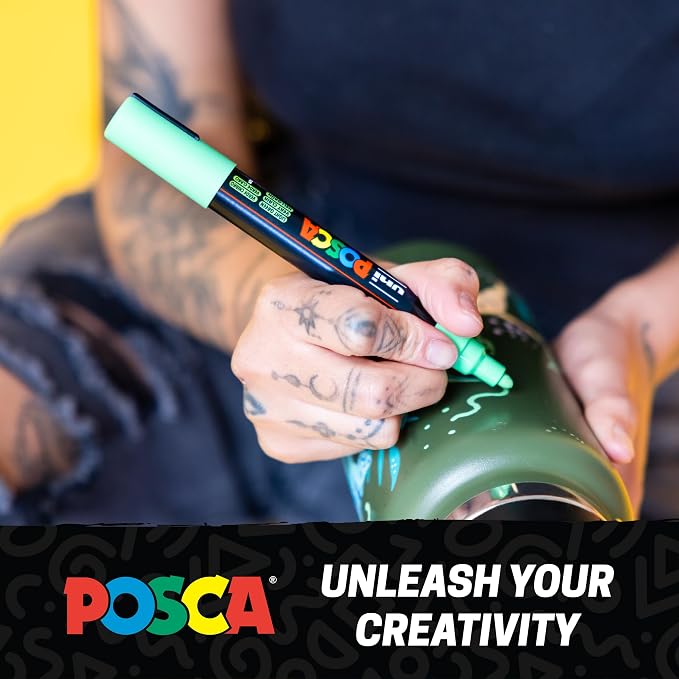 Posca Paint Markers, 5M Medium Acrylic Markers - Image 10