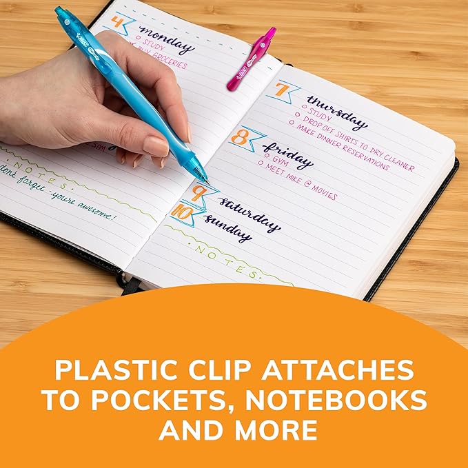 BIC Gelocity Quick Dry Gel Pens, Teacher Supplies and School Supplies - Image 4