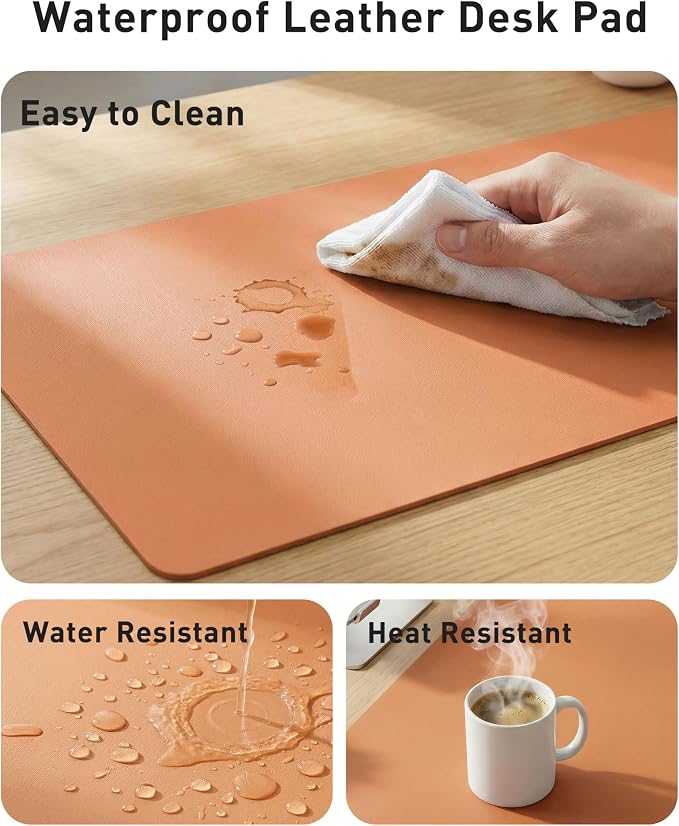Aothia Faux Leather Desk Mat - Image 7