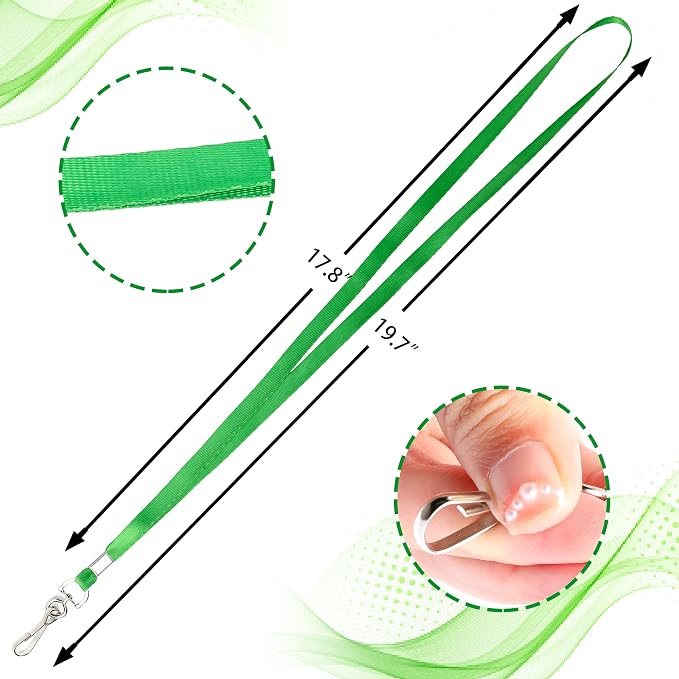 LOCONHA 100 Pack Green lanyards Lanyards - Image 2