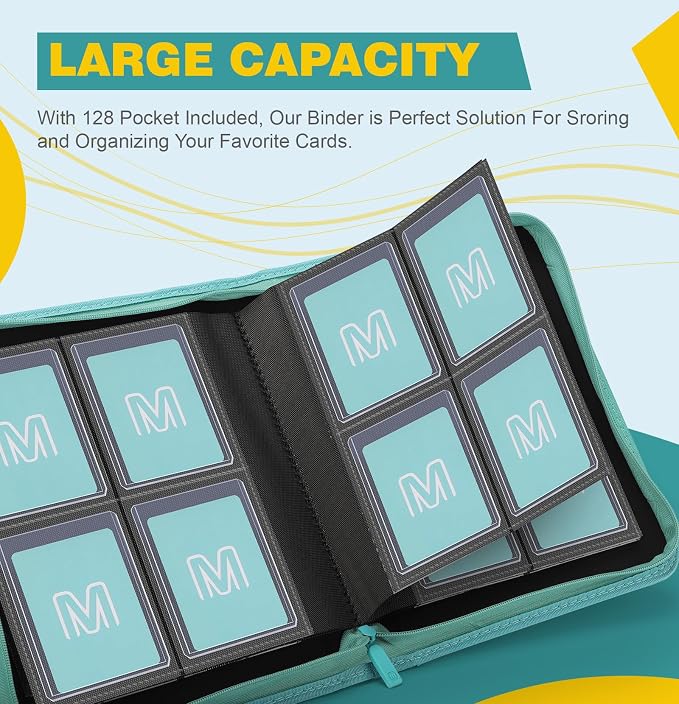 Toploader Binder, 4-Pocket Side Load Trading Card Album, Holds 128 Cards - Image 2