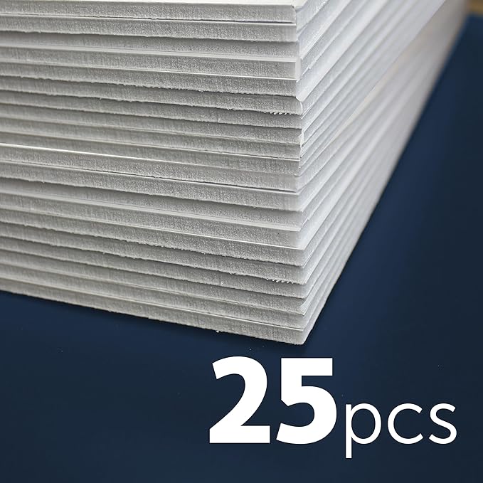 Flipside Products 30" x 40" White Foam Board, Arts and Crafts, 3/16" Thick, Presentations, Large Signboards, Backing Board, Display, Pack of 25-DeskLoop Office