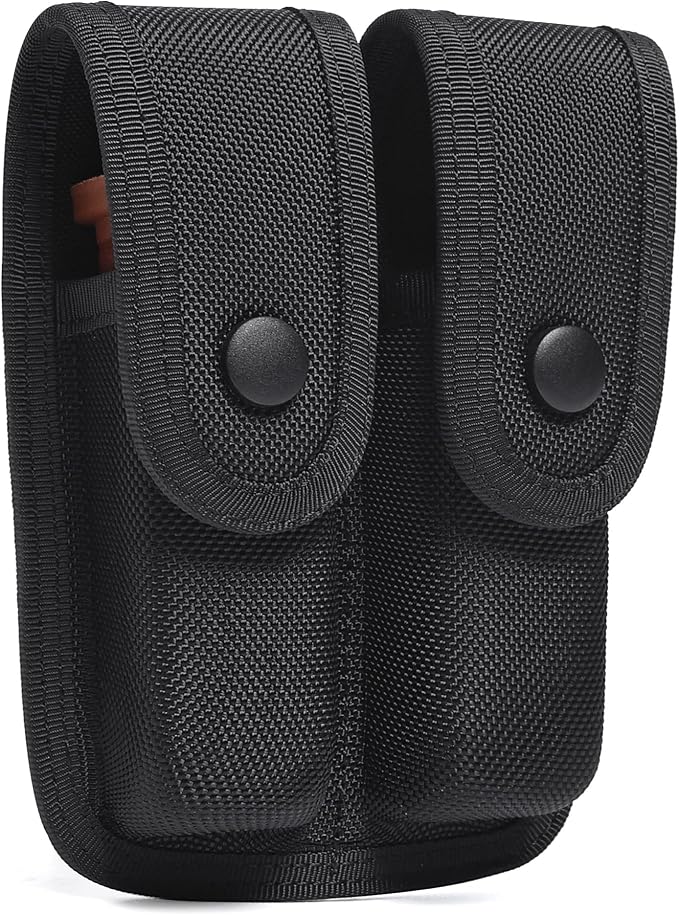 TACNEX Single/Double Magazine Pouch Duty Belt Nylon Mag Holder Pistol Mag MOLLE by TACNEX