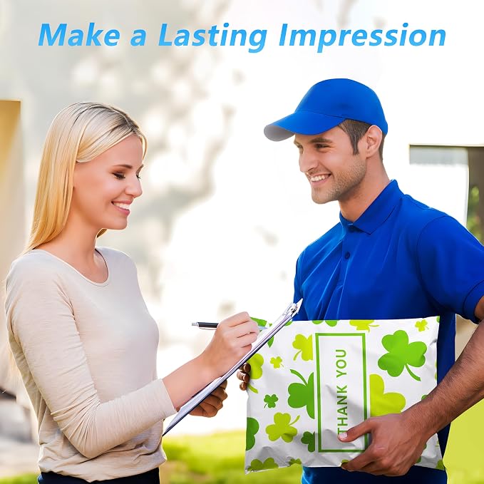St Patrick's Day Poly Mailer 6x9 Inch 100 Pcs, Waterproof and Tear-Resistant - Image 6