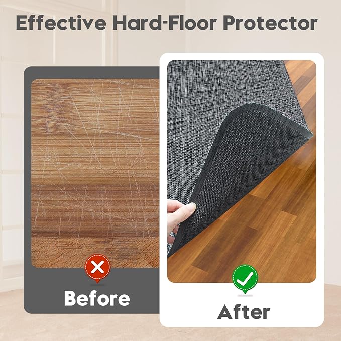 Wansimoo Office Chair Mat for Hardwood and Tile Floor, Heavy Duty Computer - Image 5