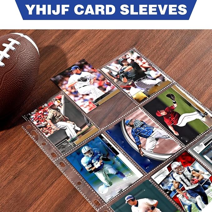 400 Pack 9 Pocket Card Sleeves Binder Sheets, Holds 7200 Cards, Trading Card - Image 5