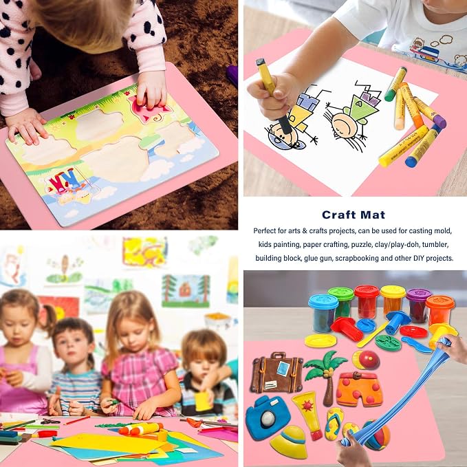 Gartful 23.6 x15.7 inch Resin Silicone Mats, X-Large Silicone Sheets - Image 5
