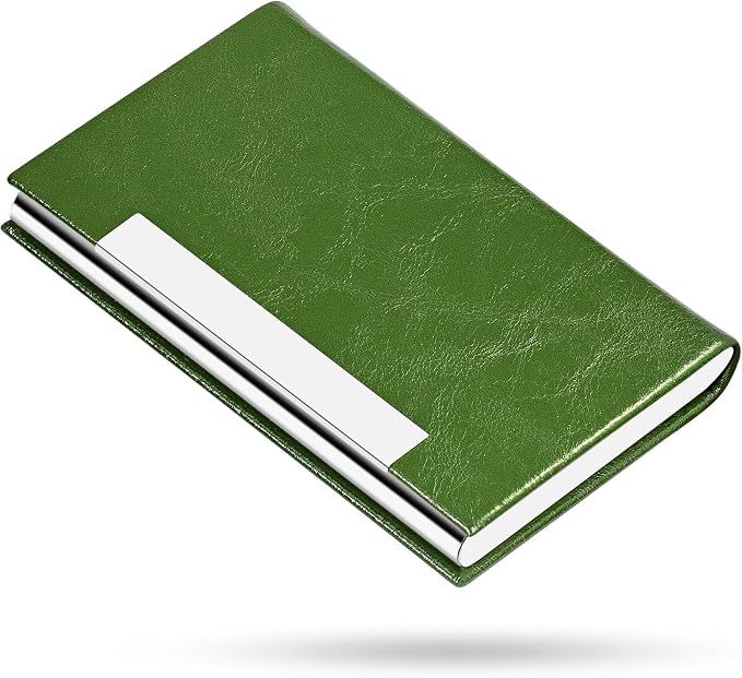 Padike Business Card Holder, Business Card Case Professional PU Leather & by padike