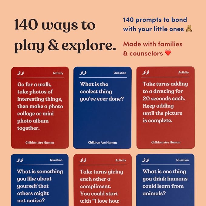 Children are Human | 140 Conversation Cards to Help Bond - Image 3