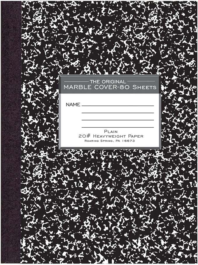 ROARING SPRING Signature Collection Composition Notebook, Unruled 20# Premium by RoaringSpringPaperProducts