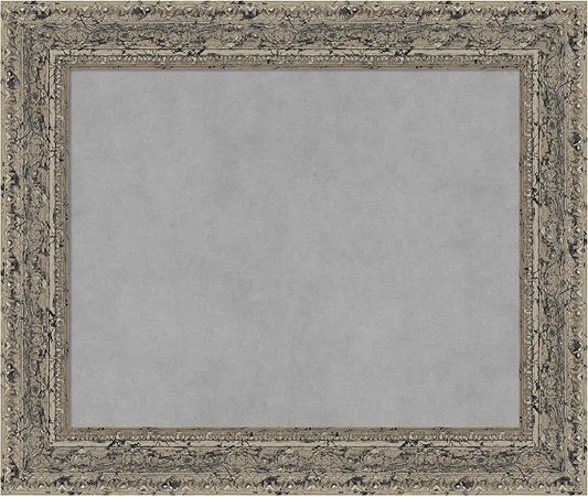 Amanti Art Silver Framed Magnetic Board 21x25 Small Vision Board by AmantiArt