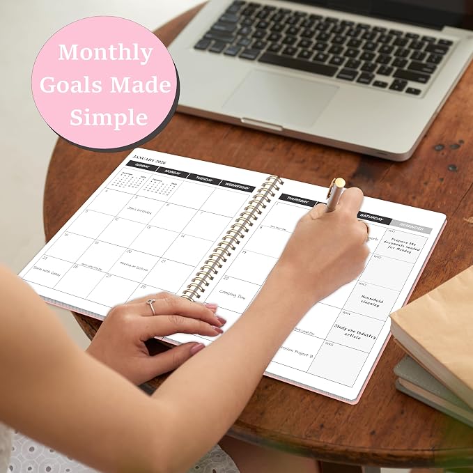 KMQOY Monthly Planner 2026-2027, 2026 Calendar 24 Months Planner, Jan 2026 - Image 7