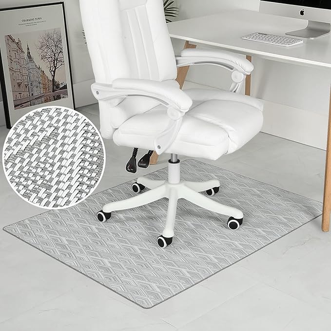 Chair Mat for Hardwood & Tile Floor, Anti Slip, Floor Protector for Home Office by RccugmatS
