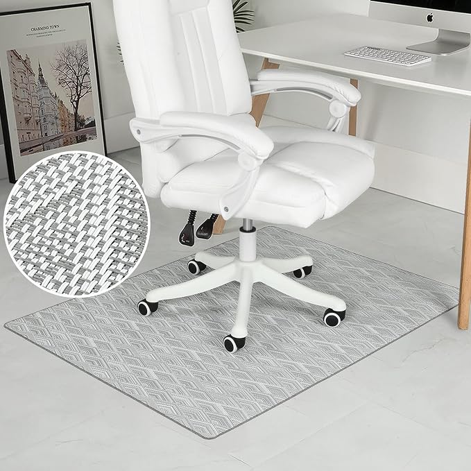 Chair Mat for Hardwood & Tile Floor, Anti Slip, Floor Protector for Home Office by RccugmatS