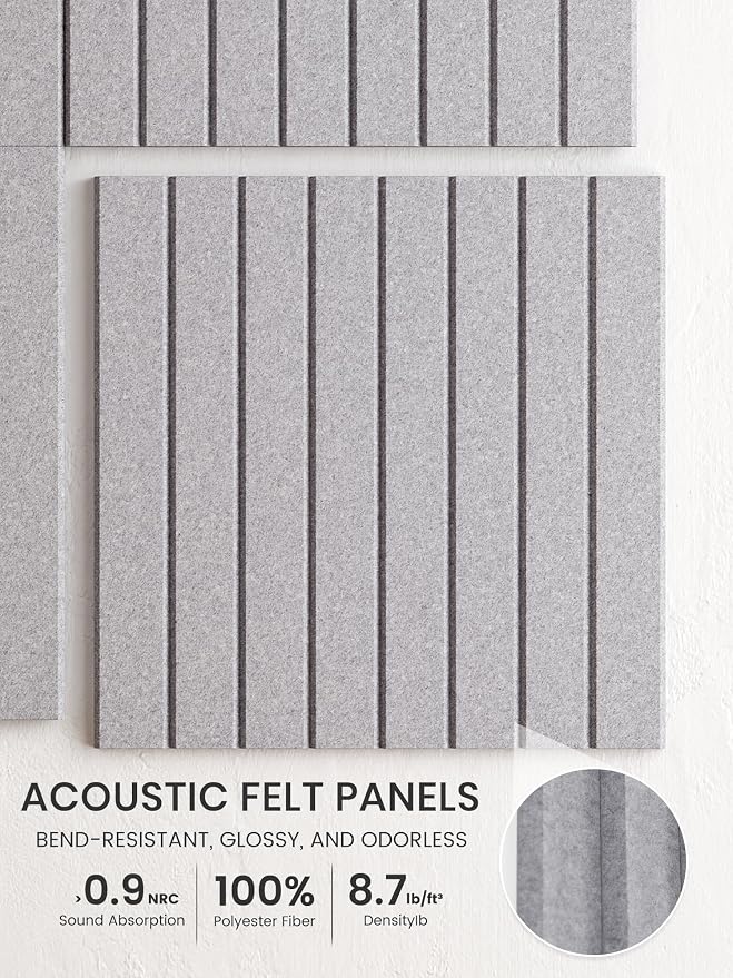 Bumusty Large Cork Board Alternative-36 x 24" Felt Bulletin Board Tiles - Image 3