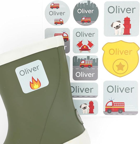 Large Name Labels for Kids by Teddylabels