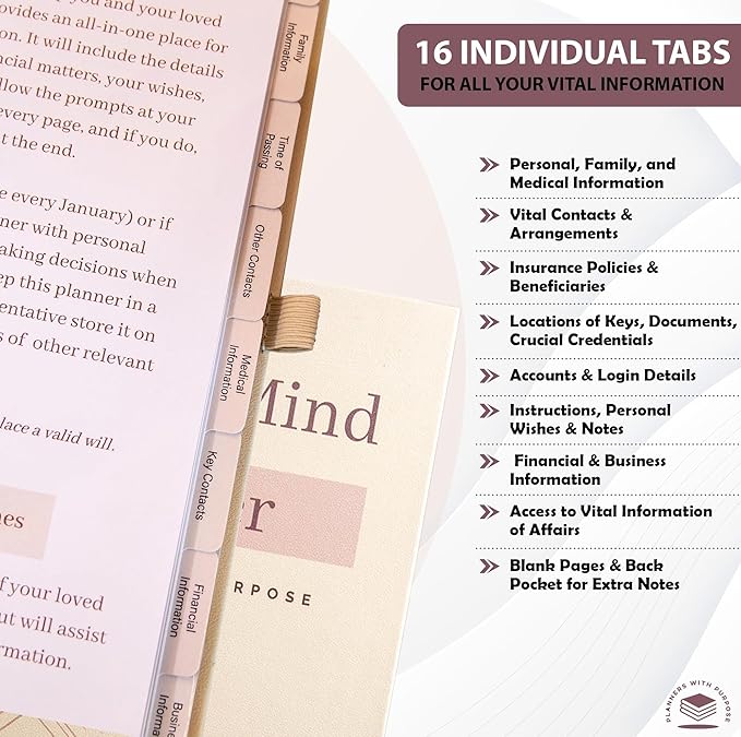 Planners with Purpose End of Life Planner - Image 3