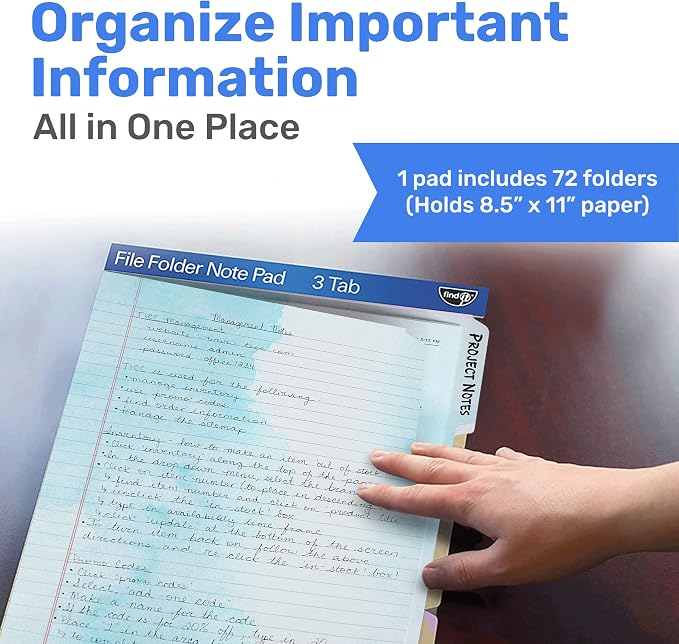 Find It File Folder Notepad - Image 2