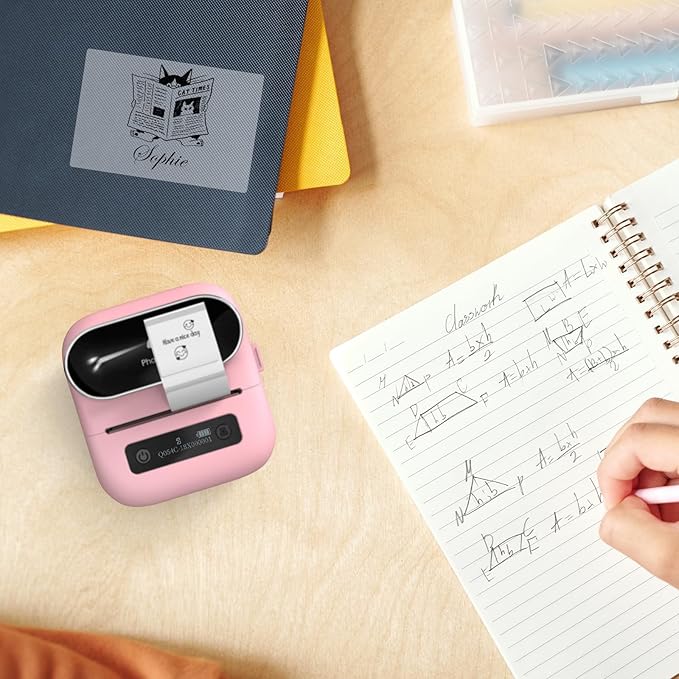 3 Rolls Phomemo Transparent Labels, 1.57'' x 2.36'' (40 x 60mm) Sticker for Phomemo M220 M110 M108 M250 M260 M221 M120 M150 Label Maker, for Barcode, Qr Code, Box, Name-DeskLoop Office