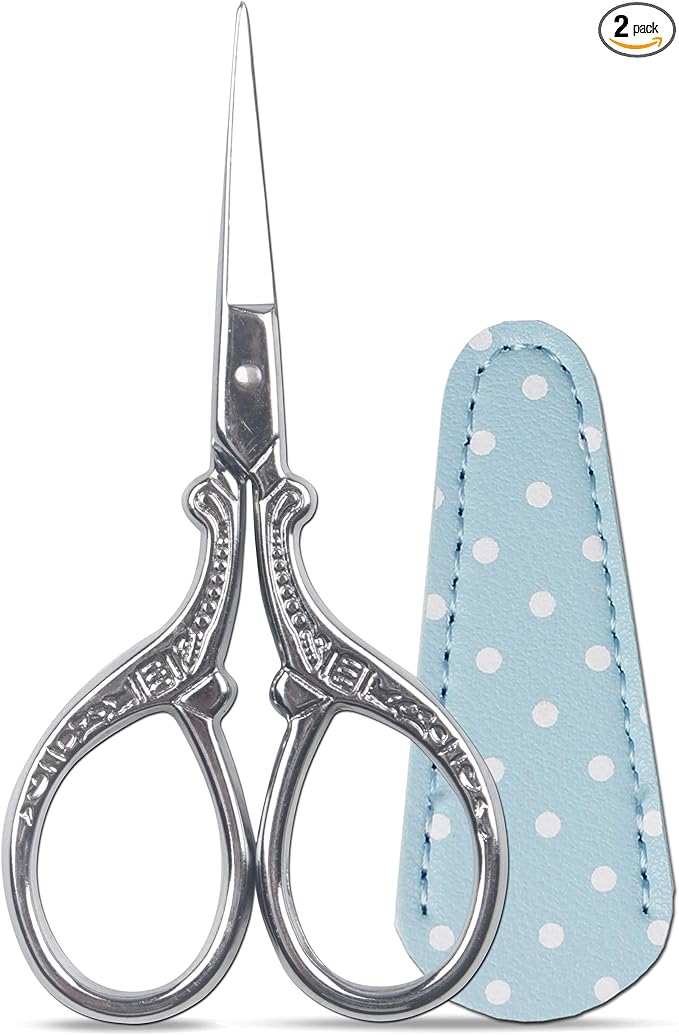 Sewing Embroidery Scissors Mini 3.6 inch Craft Scissors Shears by Hisuper