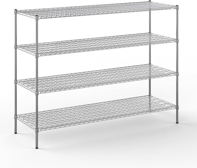 Regal Altair 24" Deep x 60" Wide x 54" Height Wire Shelving Kit | 4-Tier | NSF - Image 3