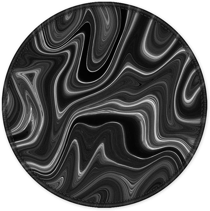 ITNRSIIET Round Mouse Pad with Stitched Edge Premium-Textured Waterproof by +ITNRSIIET