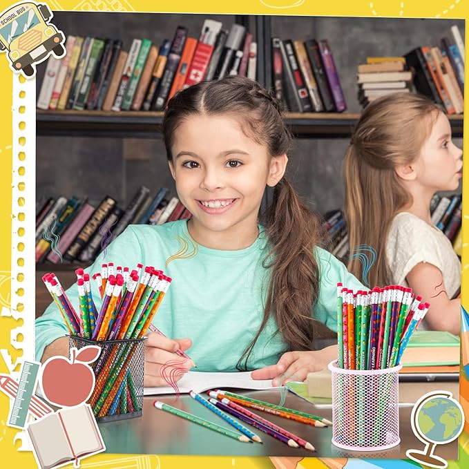 60 Pcs Scented Pencils Bulk for Kids Inspirational Motivational Cute Fun Fruit Wood Smelly Graphite Pencils with Erasers for School Classroom Office Students Girls Boys Gifts Supplies-DeskLoop Office