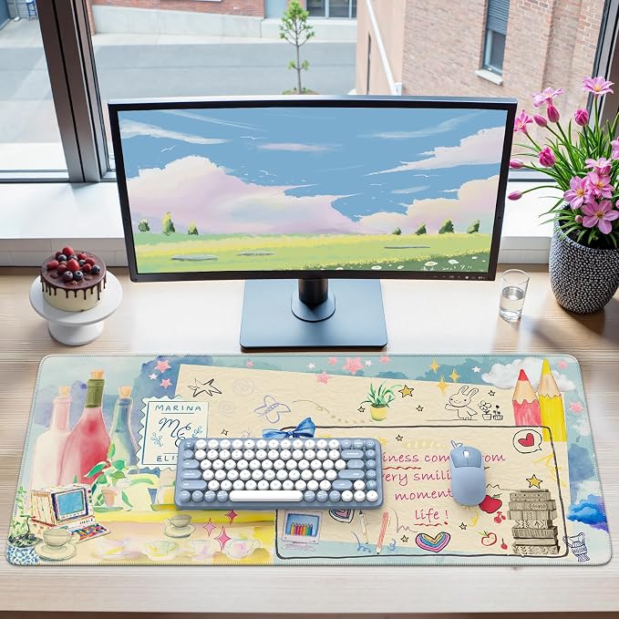 iCasso Extra Large Mouse Pad, Desk Pad Mat, Office Matt - Image 2