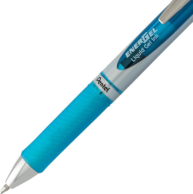 Pentel EnerGel RTX Retractable Liquid Gel Pen, Metal Tip, Medium Line - Image 4
