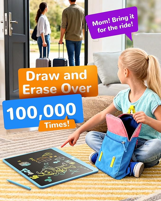 KOKODI LCD Writing Tablet, 16 Inch Colorful Doodle Board Drawing Tablet - Image 5