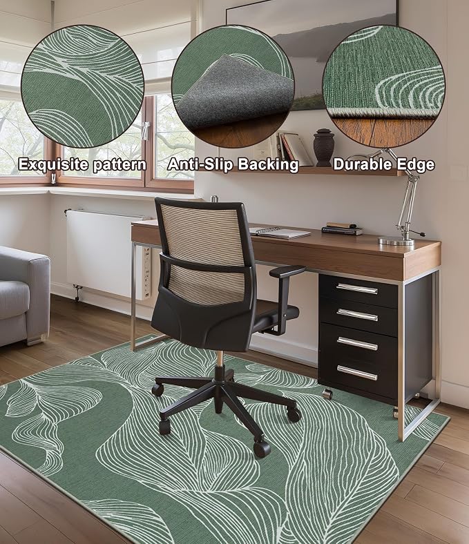 chakme Office Chair Mat for Hardwood Floor, Machine Wash - Image 5