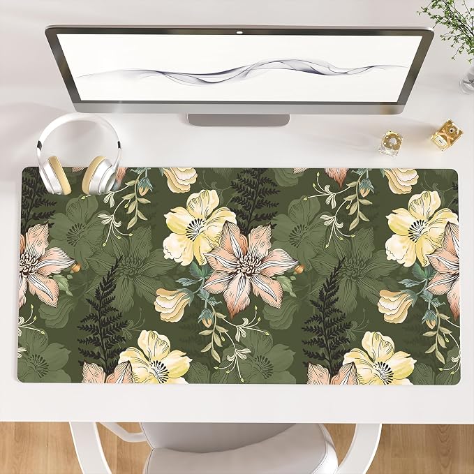 Colorful Star Large Mouse Pad, PU Leather Waterproof Desk Mat, Computer Gaming by ColorfulStar