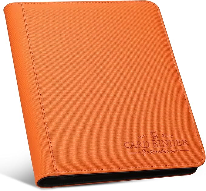 9 Pocket Card Binder, Premium Zip Trading Card Binder, 540 Double Sided Pocket by Foalgo