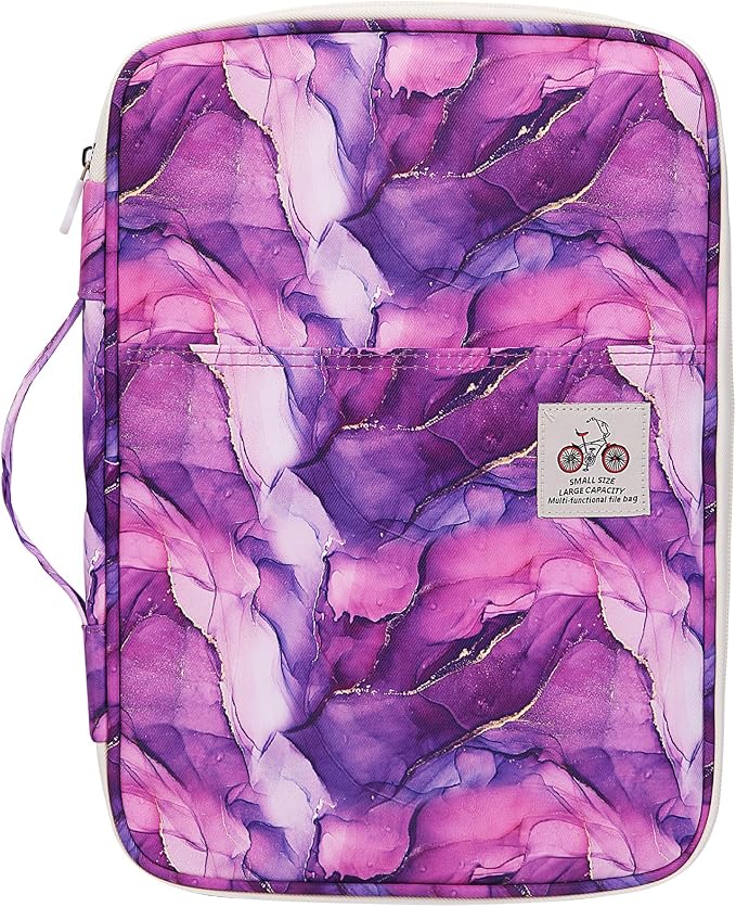 JAKAGO A4 Travel Portfolio Multifunctional Document Organizer Zippered Case by JAKAGO