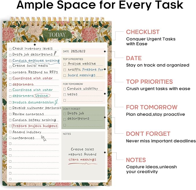 Taja To Do List Notepad - Image 2