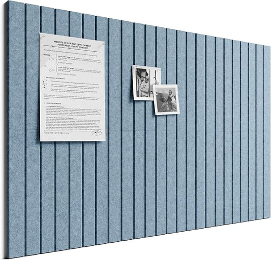 Bumusty Large Cork Board Alternative-36 x 24" Felt Bulletin Board Tiles by BUMUSTY