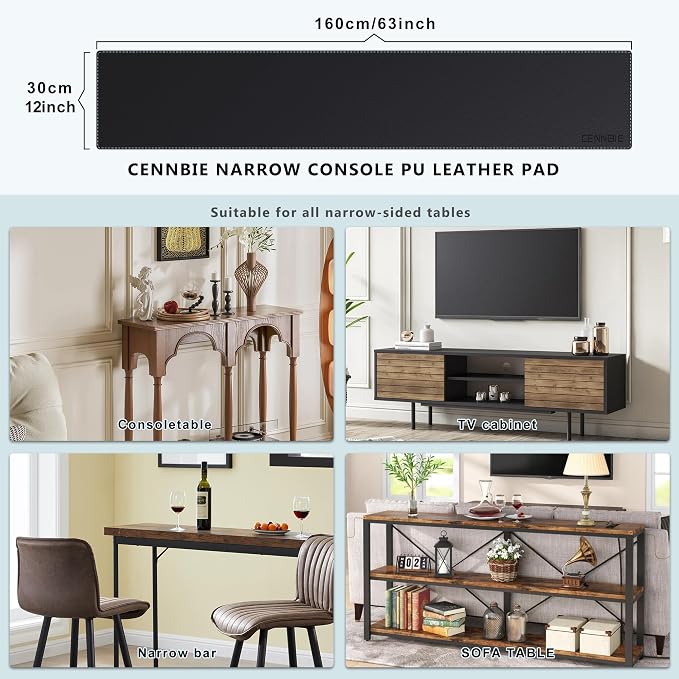 CENNBIE Console Table Leather Cover - Image 2