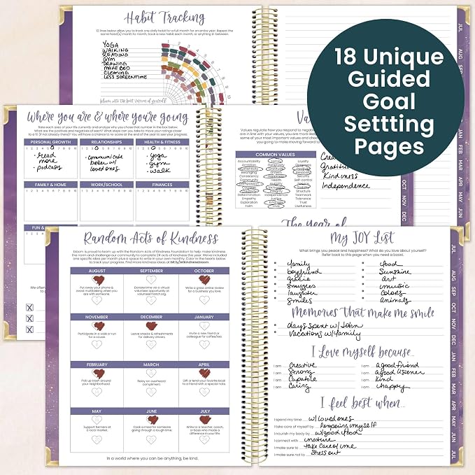 bloom daily planners 2026-2027 Hardcover Academic Year Goal & Vision Planner - Image 5