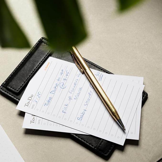 Notsu Note Card Holder | Minimalist 3x5 Inch Index Card Holder Handheld Case in - Image 5