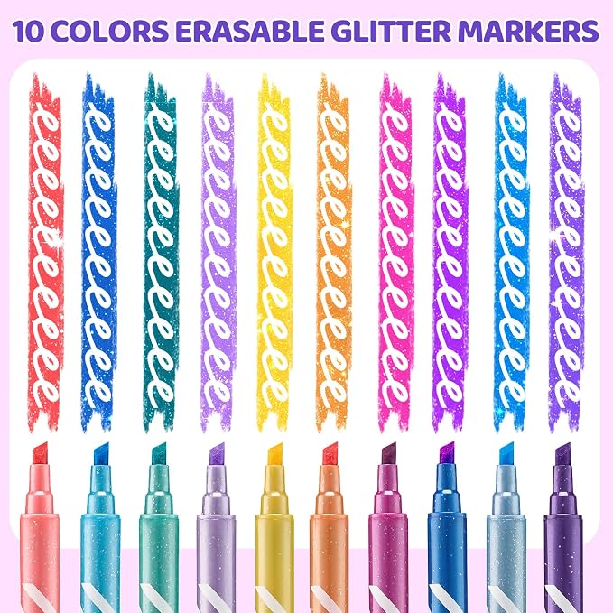 JoyCat Erasable Glitter Markers - Image 7
