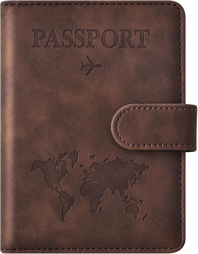 Eoehro Passport Holder for Travel Essentials, Passport Wallet Cover Case for by welcometoEoehro