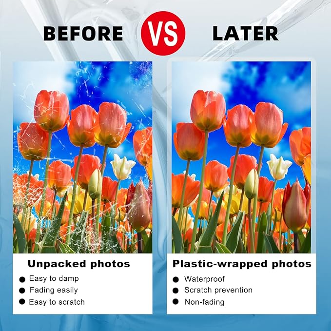 Uinkit 300Pack Thermal Laminating Pouches Card Size 4.3x6.3Inches 5Mil Thickness Laminating Sheets for Extra Protection Sealed 4x6 inches Photo Clear Glossy,Lamination Sheets Paper for Laminator-DeskLoop Office