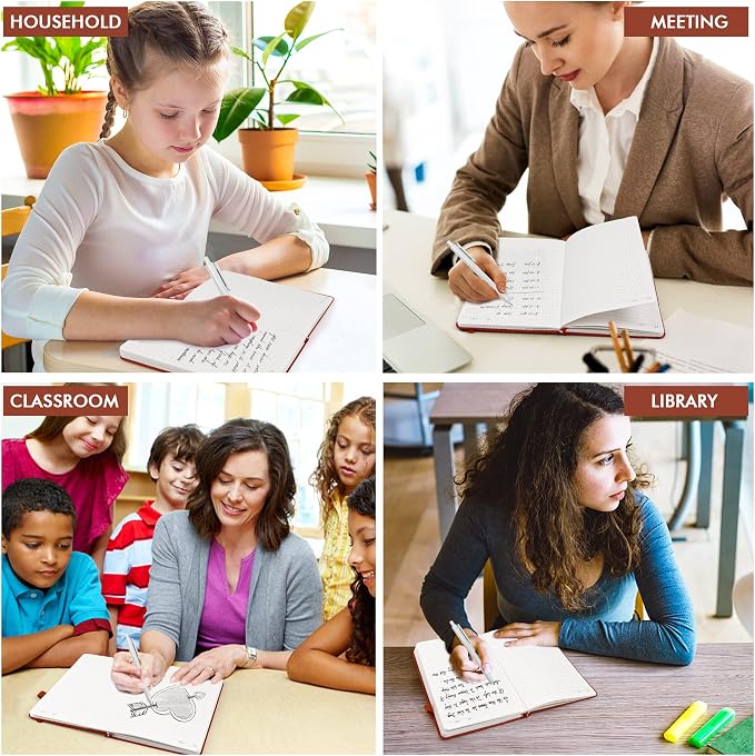 5 Pack Journal Notebook Bulk for School, Feela Hardcover Business Notebooks - Image 7